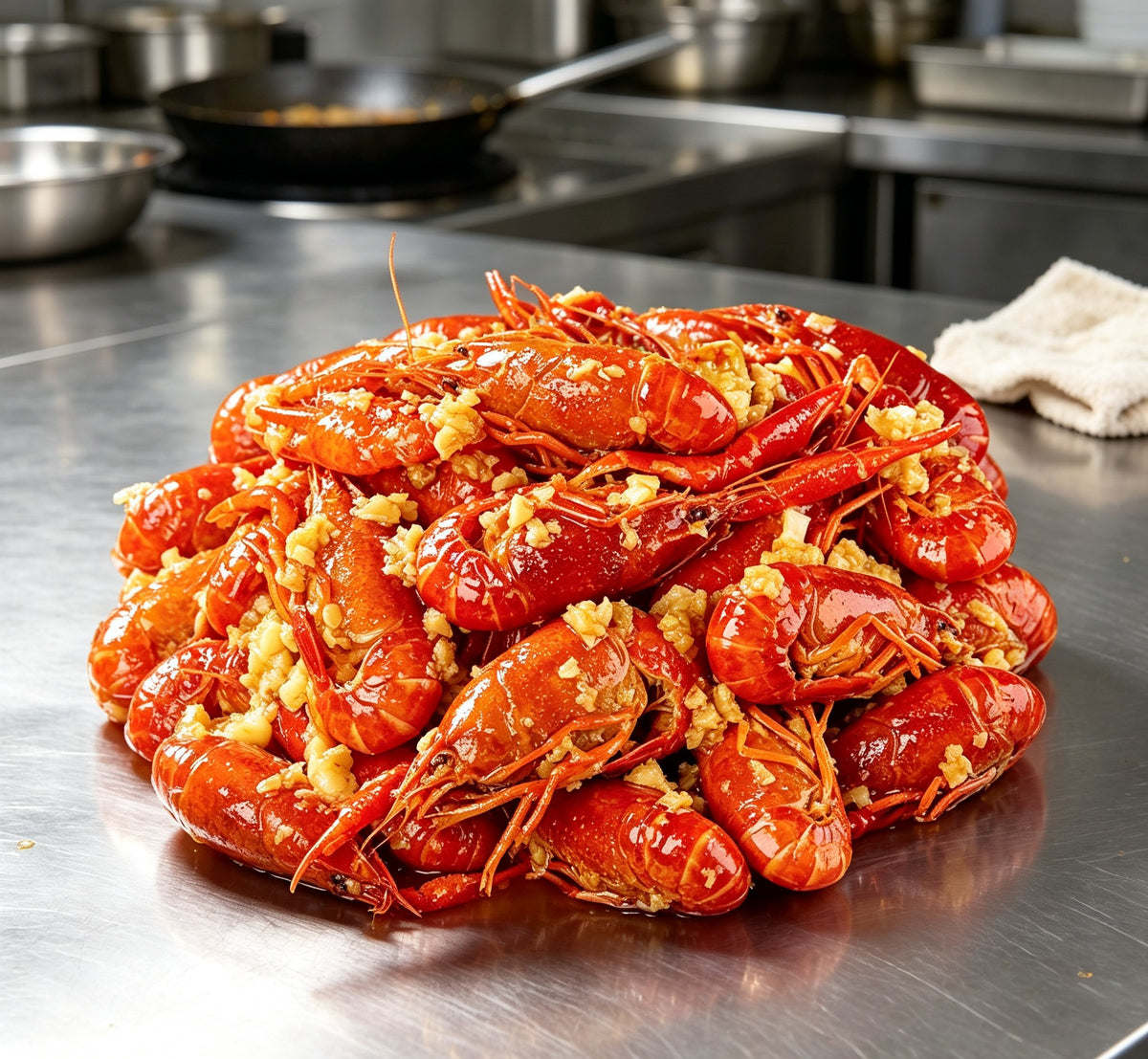 Garlic Butter Crawfish Delight: A Spicy Seafood Sensation