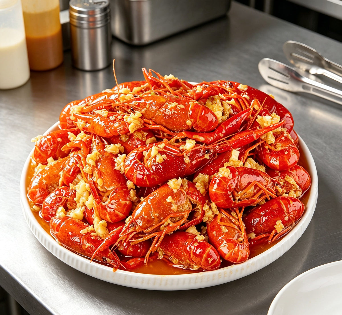 Garlic Butter Crawfish Delight: A Spicy Seafood Sensation