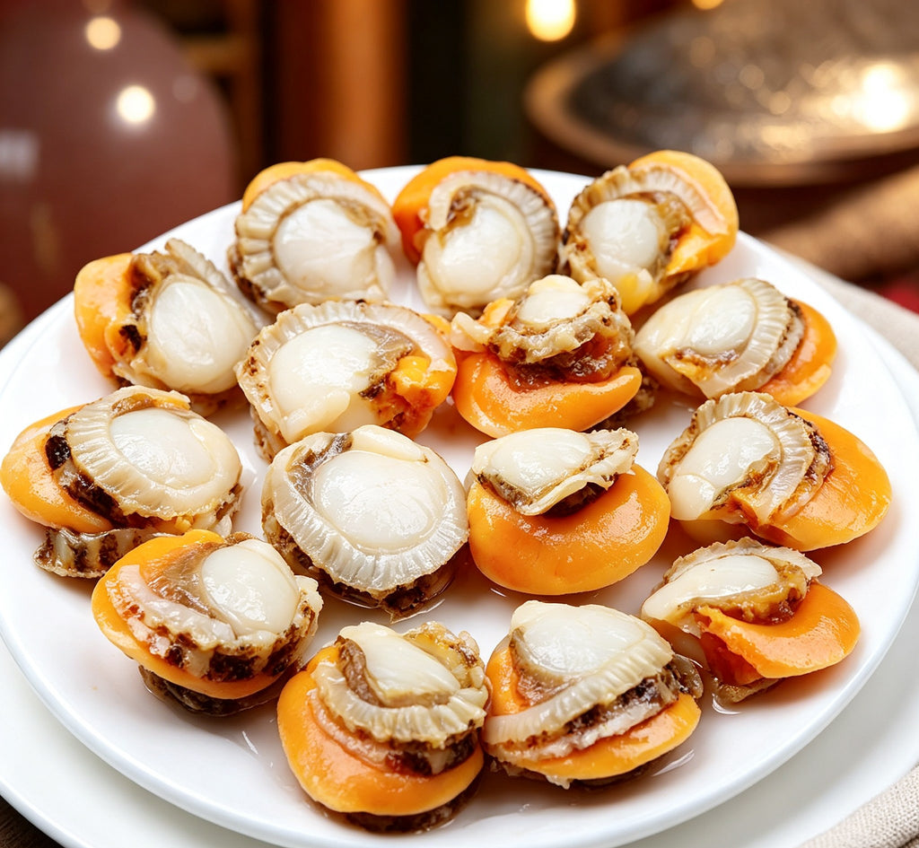 Royal Seafood Delight: Freshly Prepared Scallops