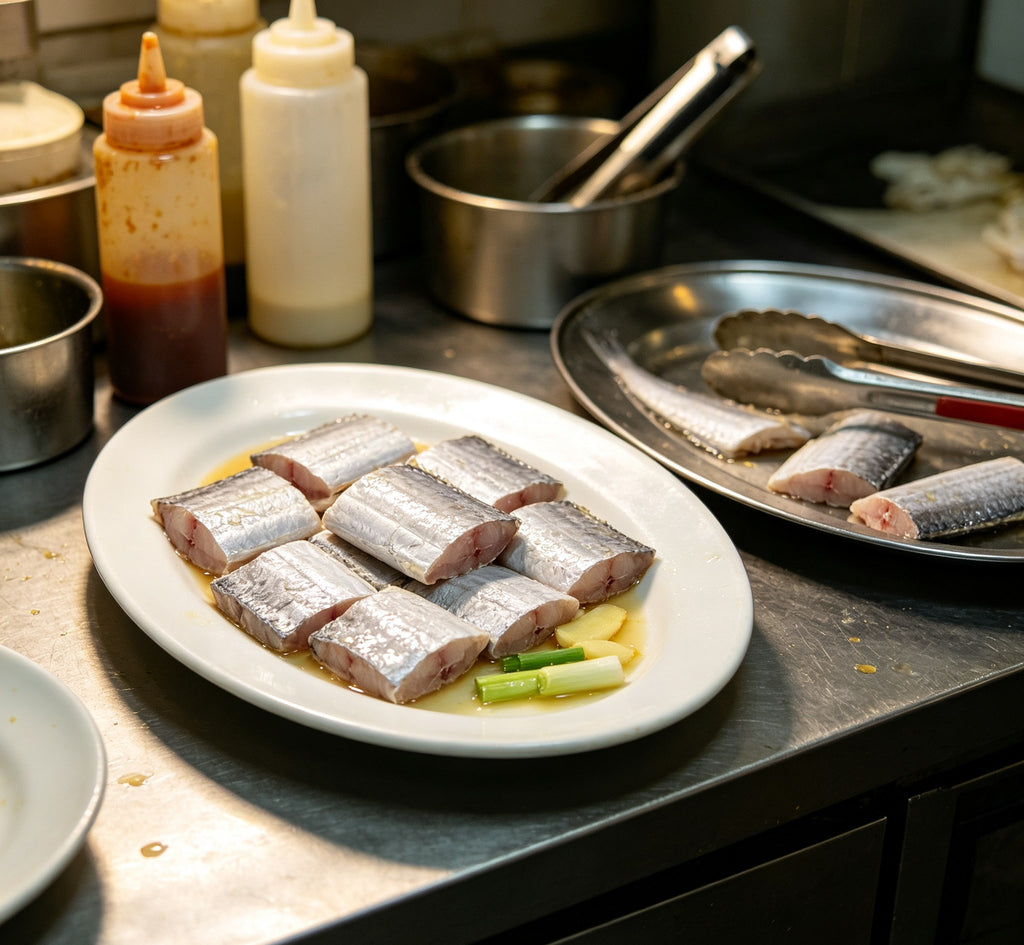 Fresh, Whole & Sliced Seafood Delight: Versatile Kitchen Staple